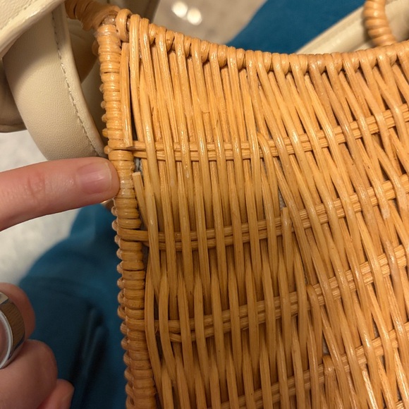 CULT GAIA Rhea Knotted Rattan Shoulder Bag - Picture 16 of 16